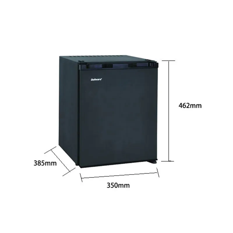 Dellware DW25 Mini Fridge Single Door 21L Cooler Drinks and Sodas Portable Compressor-based Refrigerator for Hotel Use