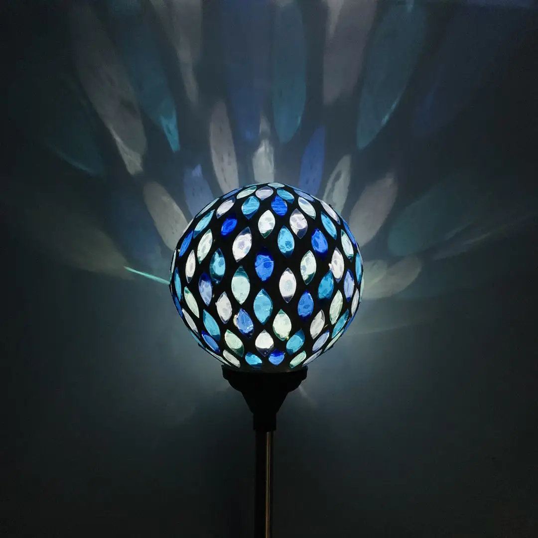 Waterproof Solar Fence Lights LED Solar Lamp Garden Lights Outdoor Solar Light Sunlight RGB Gradient Decor Stair Fence Lamp