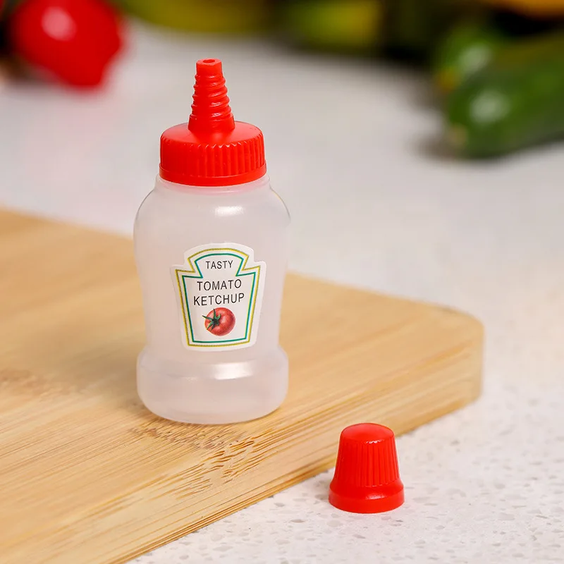 Mini Ketchup Bottle Mini Condiment Dispenser Honey Mustard Squeeze Sauce Container