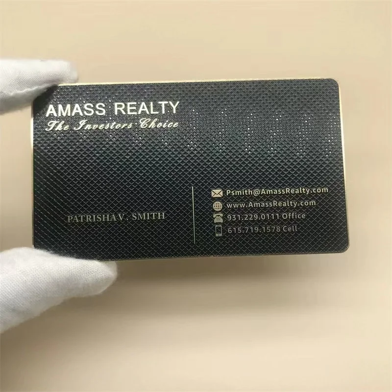2023 Hot Personalized Luxury Gold Stainless Steel VIP Membership Blank Credit Cards Metal Business Cards for Laser Engraving