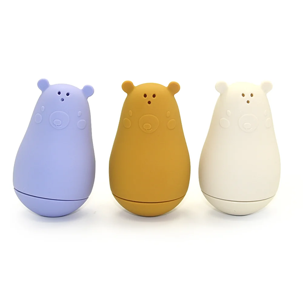 Silicone Baby Bath Toy Cartoon Animal Toddler Water Playing Toy Bathtub Water Squirting Shower Toy for Kids