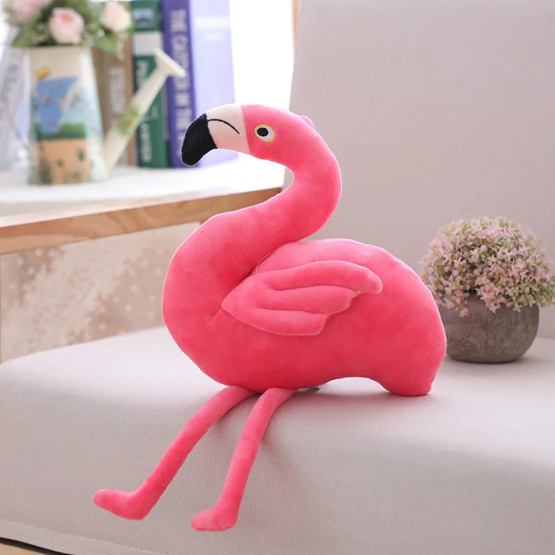 Wholesale 25cm /40cm ins Fasion Home Decoration Plush Flamingo Toys Stuffed Flamingo Tuffed Bird Soft Pillow