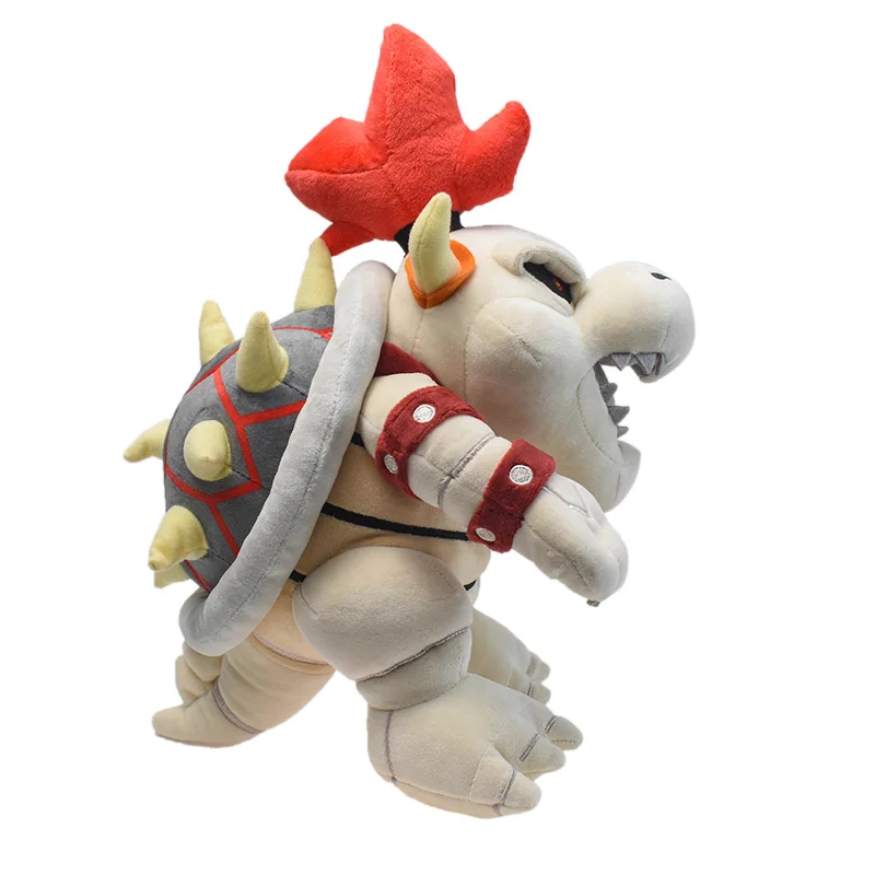 free shipping 33CM High Quality Dry Bones Bowser Koopa  Plush Game Boss Stuffed Toy Cartoon Soft Doll