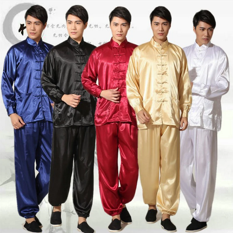 China Traditional Martial Arts Clothing Tai Chi Uniform Wear Training Tang Suit
