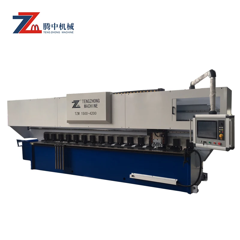 cnc gantry double-drive stainless steel v groove machine/v groover/metal grooving machine