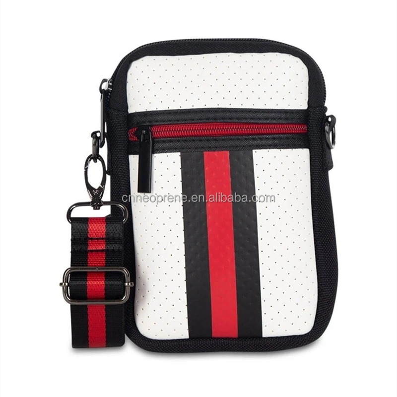 Custom Logo Neoprene Mens Messenger Bag Mini Single womens men Mobile Phone Bags Cases Mobile Phone Bags