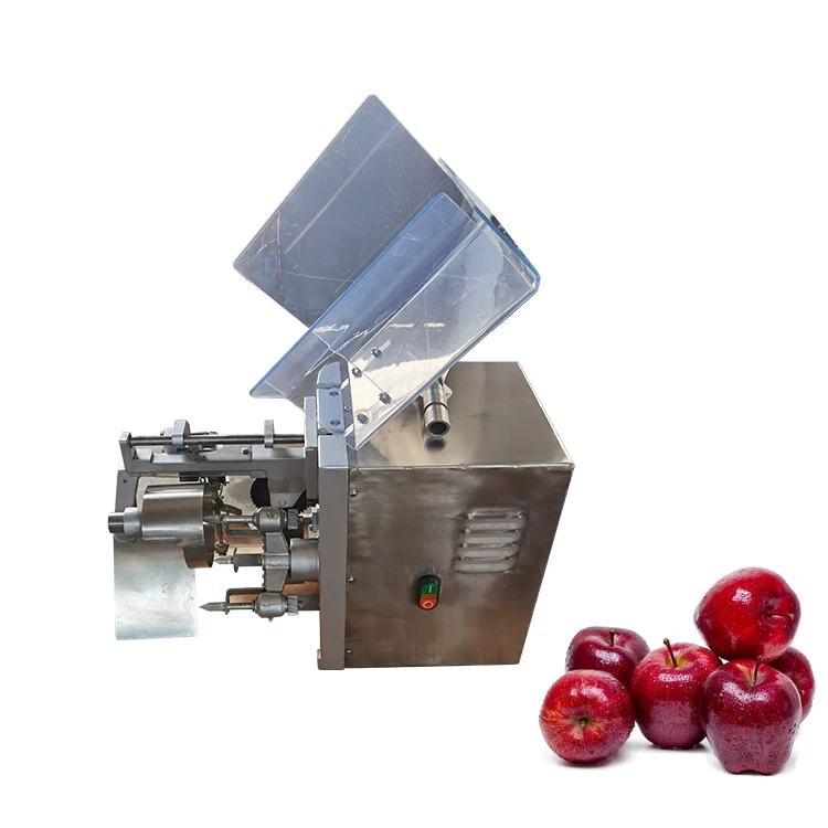 Electric Apple Cored And Splitter / Industrial Apple Peeler Corer Slicer / Apple Peeling Machine