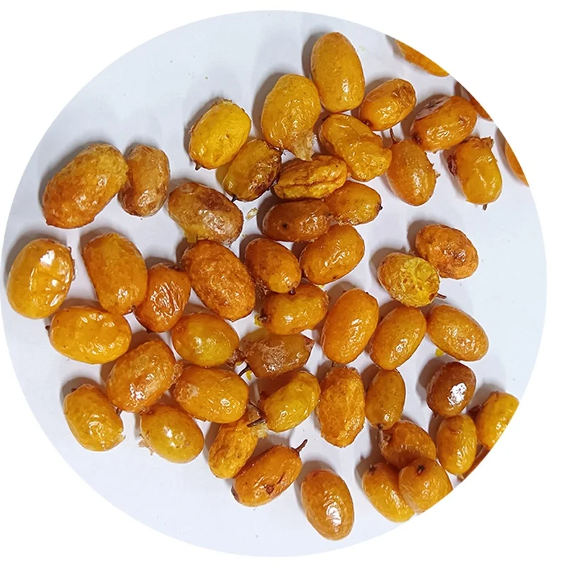 Guoyue Wholesale Freeze Drying Sea-buckthorn Whole Pieces FD Berries Pure Natural Berry Fruits Powder Freeze Dried Sea Buckthorn
