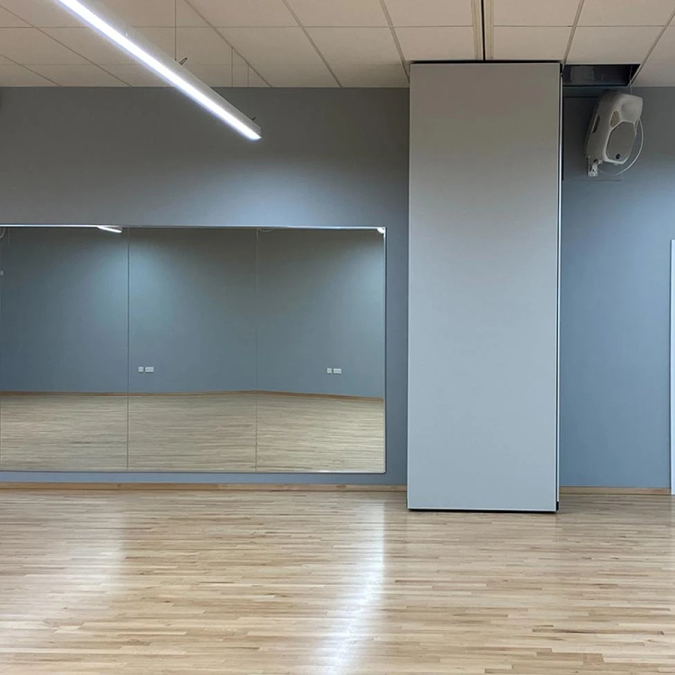 Soundproof studio dance room dividers accordion wall operable walls folding doors