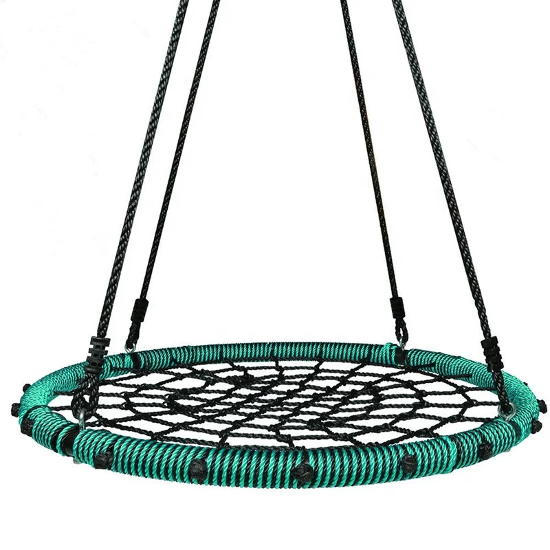 39-дюймовая паутина качели комнатные/уличные стальные тарелки сетчатая платформа для садового домика круглые летающие