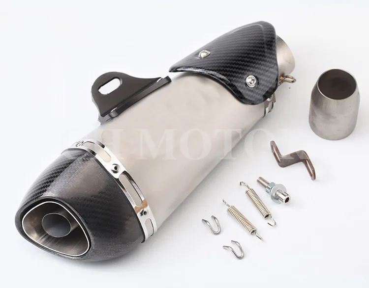 titanium dirt bike exhaust the best manufacture universal motorcycle exhaustV stainless steel silence