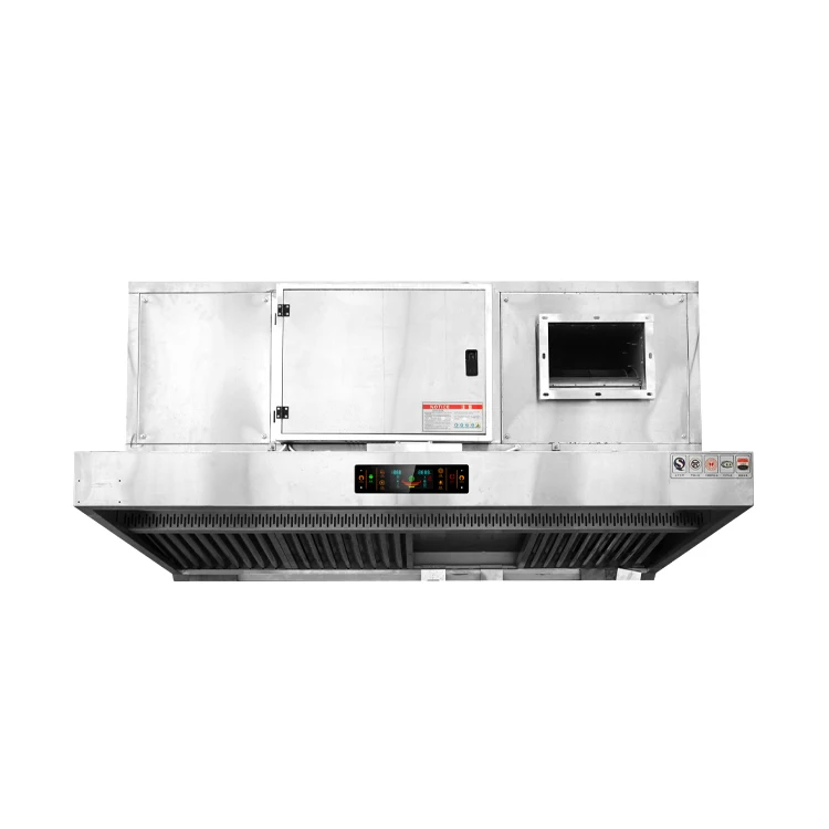 KELV Hot Restaurant Vent Hood Kitchen Exhaust Cooker 1.5M Range Hood Chimney Automatic Fume Extractor Filter with Electrostatic