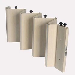 China great quality plastic folding door PVC sliding doors interior bathroom PVC accordion door