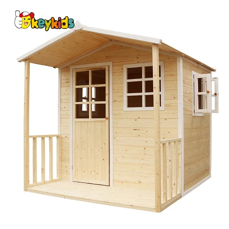 2021 Backyard large outdoor wooden playhouse for kids W01D086