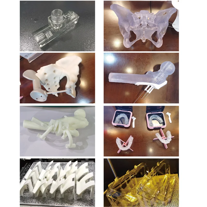 New 450 SLA Photocurable 3D Printer for Metal with Fiber Laser for Construction Featuring Brands Max and Raycus