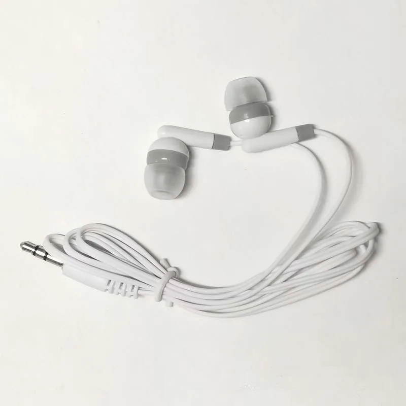 Customized Promotion Gift Cheapest Disposable Wired Earphones Lower Cost Headset Earphone Earbud Headphone
