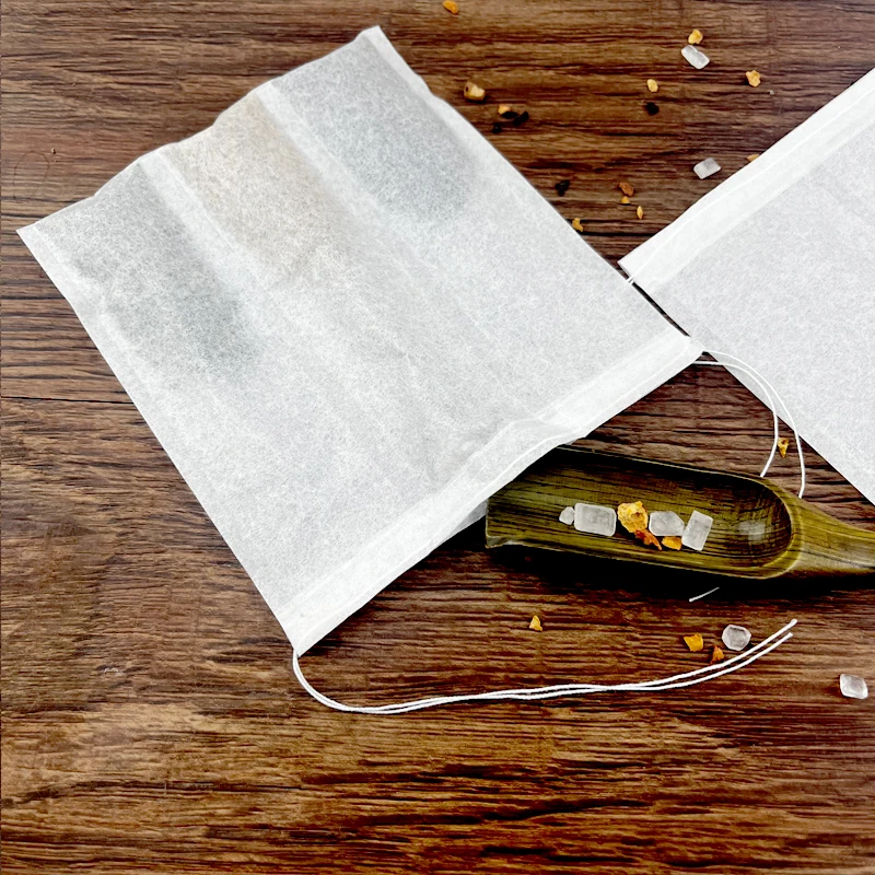 Disposable personalized ginger 1 oz white extra large tea filter green bags for loose tea