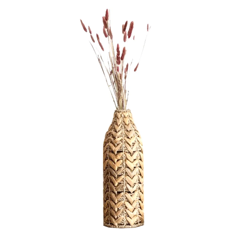 manufacturer  handmade bamboo rattan decorative  home decor  floor vase vase