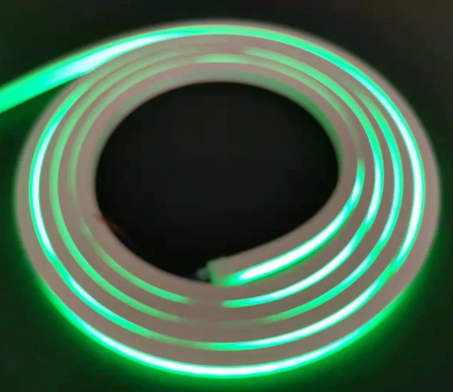 16x16 mm Dots -Free RGB 5050 24V Waterproof Flex Silicone LED Neon Strip Light