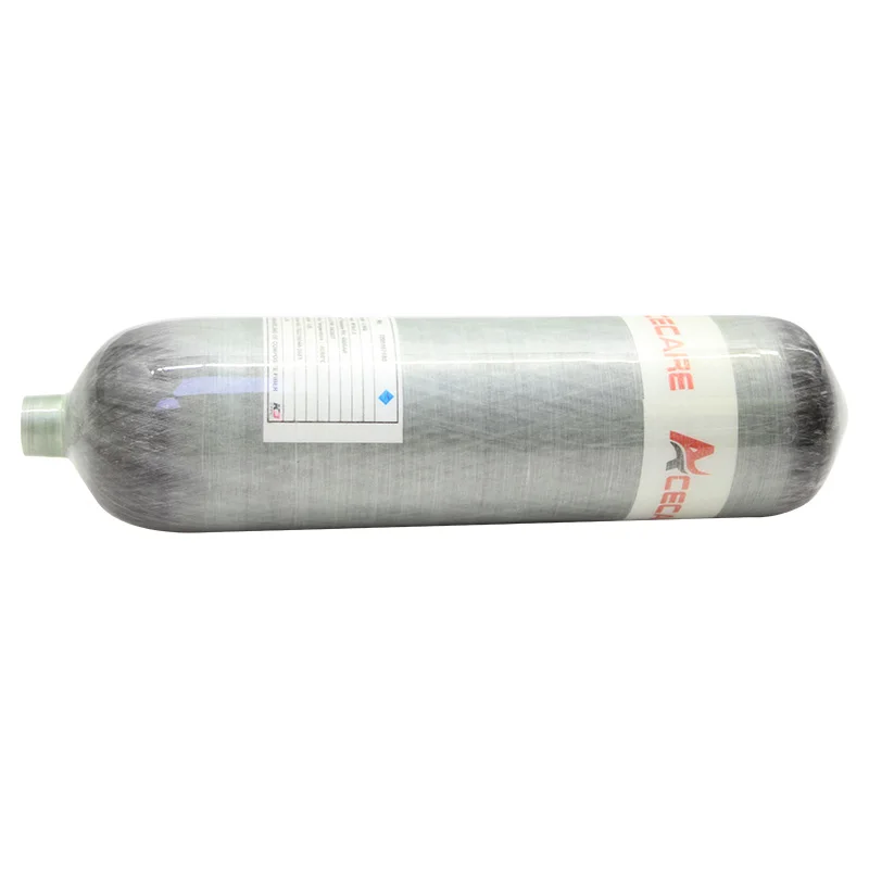 Acecare 3L CE Hpa Tank Scuba Diving Cylinder Breathing Air Cylinder Carbon Fiber High Oxygen Composite Bottle