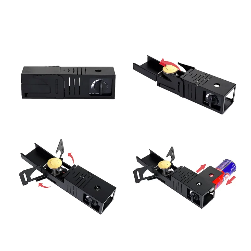 New Design Foldable Gas Stove Butane Propane Stove Folding Cassette Furnace