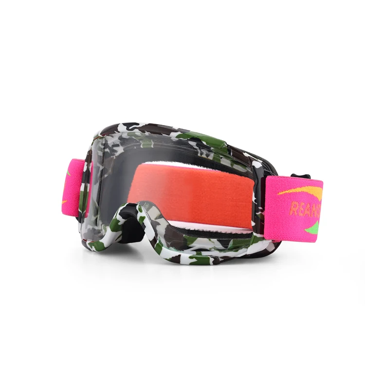 Factory Price OEM ASNI Z87.1 Safety Standards Scratch-resistant Clear Lens MX Glass for Night Riding Protection