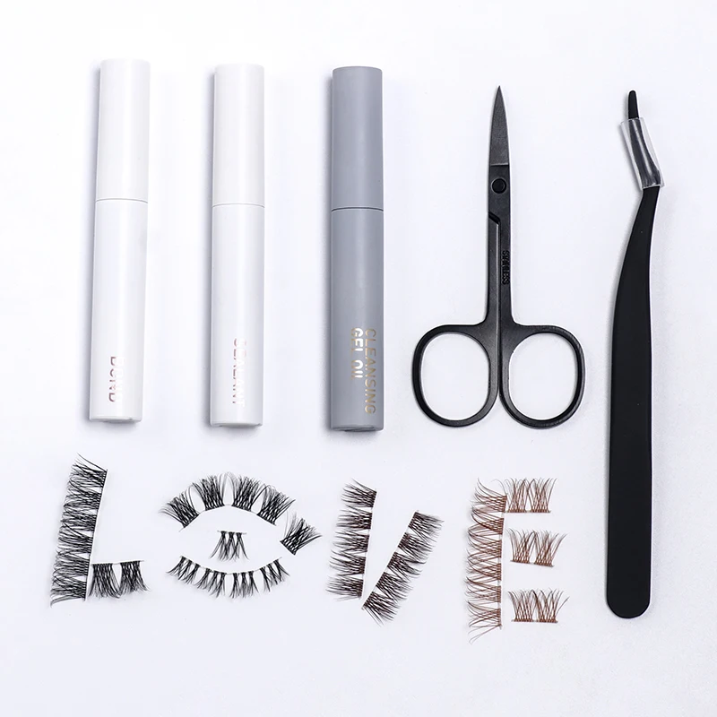 Wholesale Qingdao Private Label Vegan Cruelty Free 5-10 Days Long Lasting Professional Glue Sealant Bond Diy Lash Extension Kit