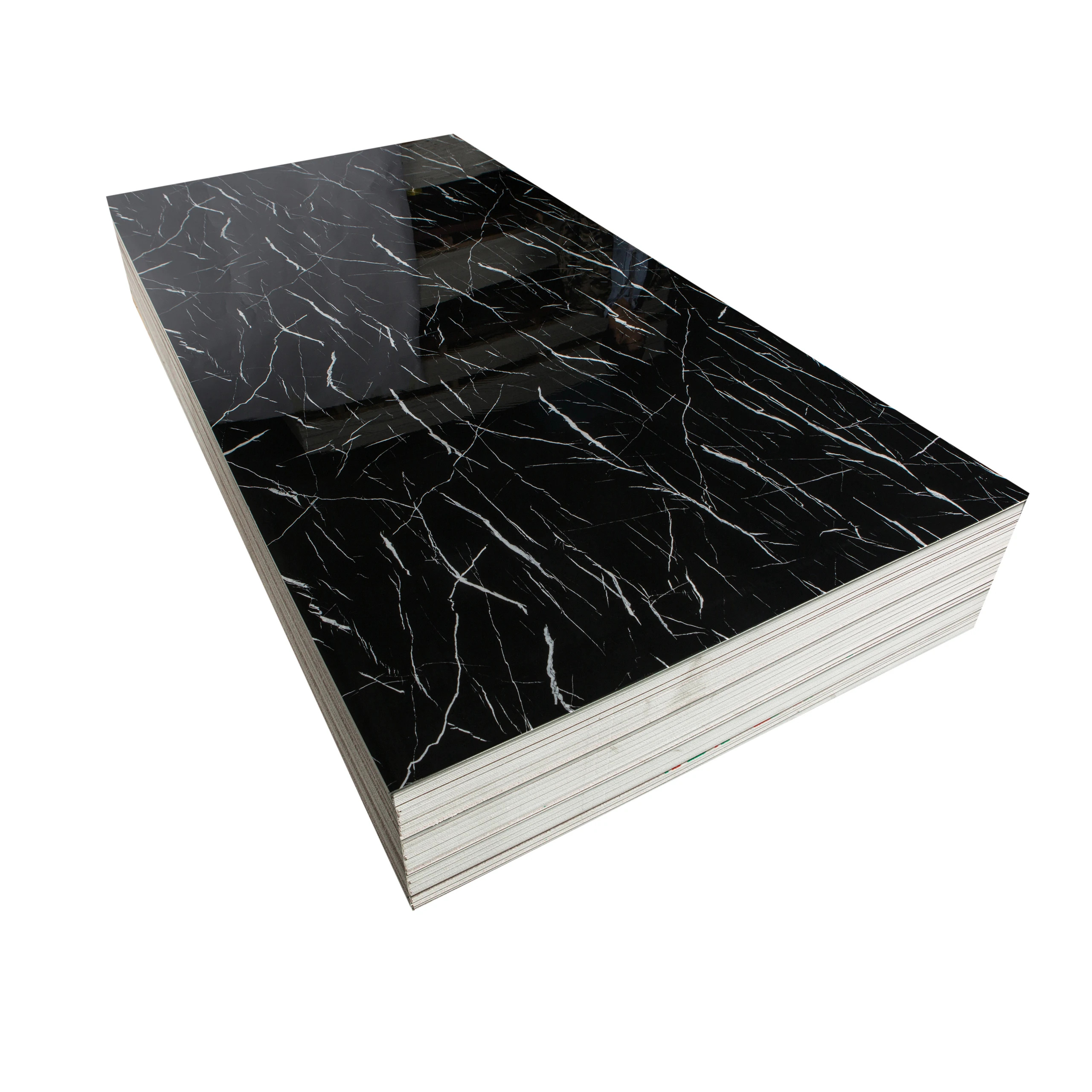 Hot Selling Eco-Friendly Decorative PVC Marble Laminate Wall Panel Plastic Sheet UV Board indoor use