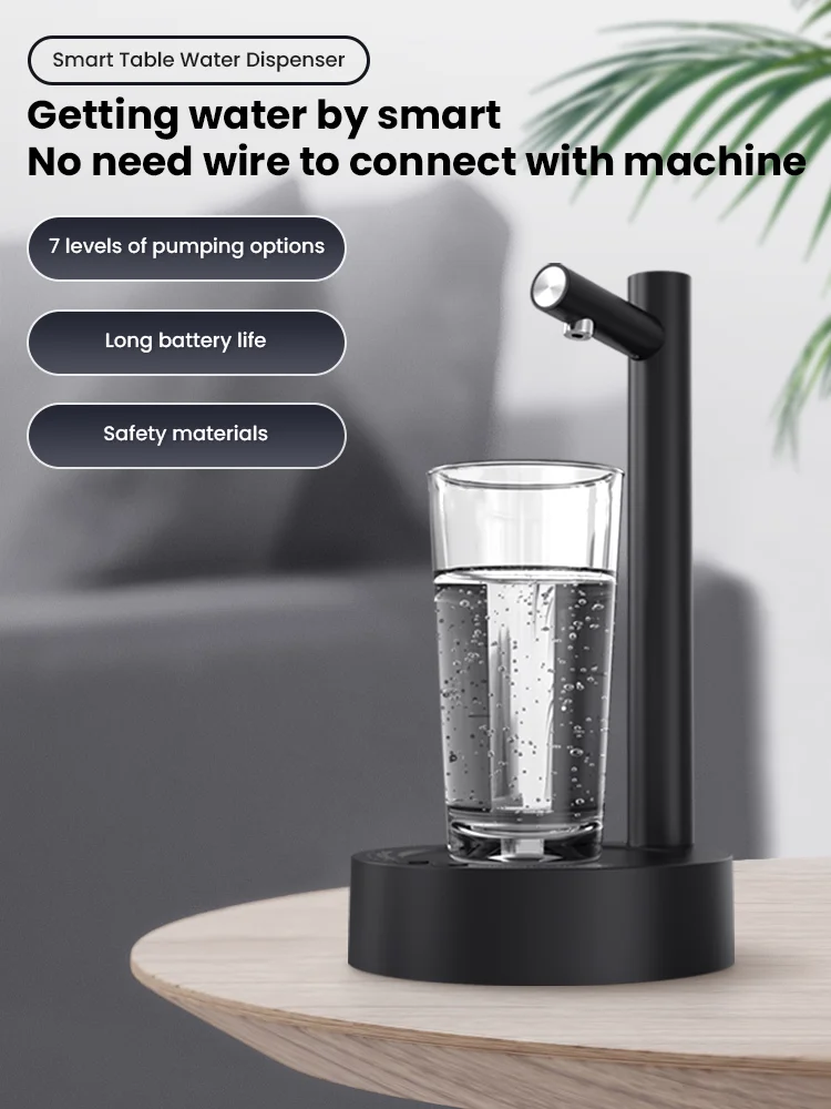 2023 Hot-sales product Chinese portable folding cold water  dispenser Automatic  desktop Water Pump Dispenser
