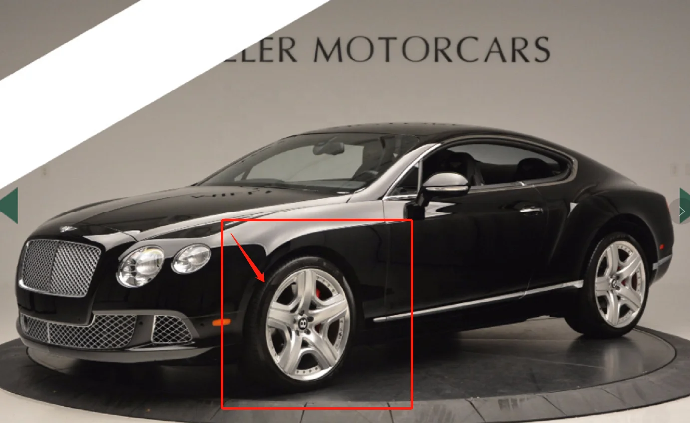  Защитное внутреннее крыло для колеса Bentley Continental GT