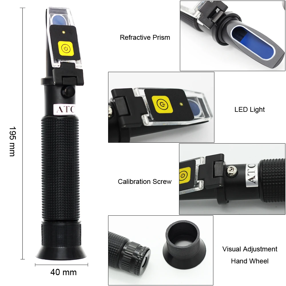 LED Refractometer-195mm