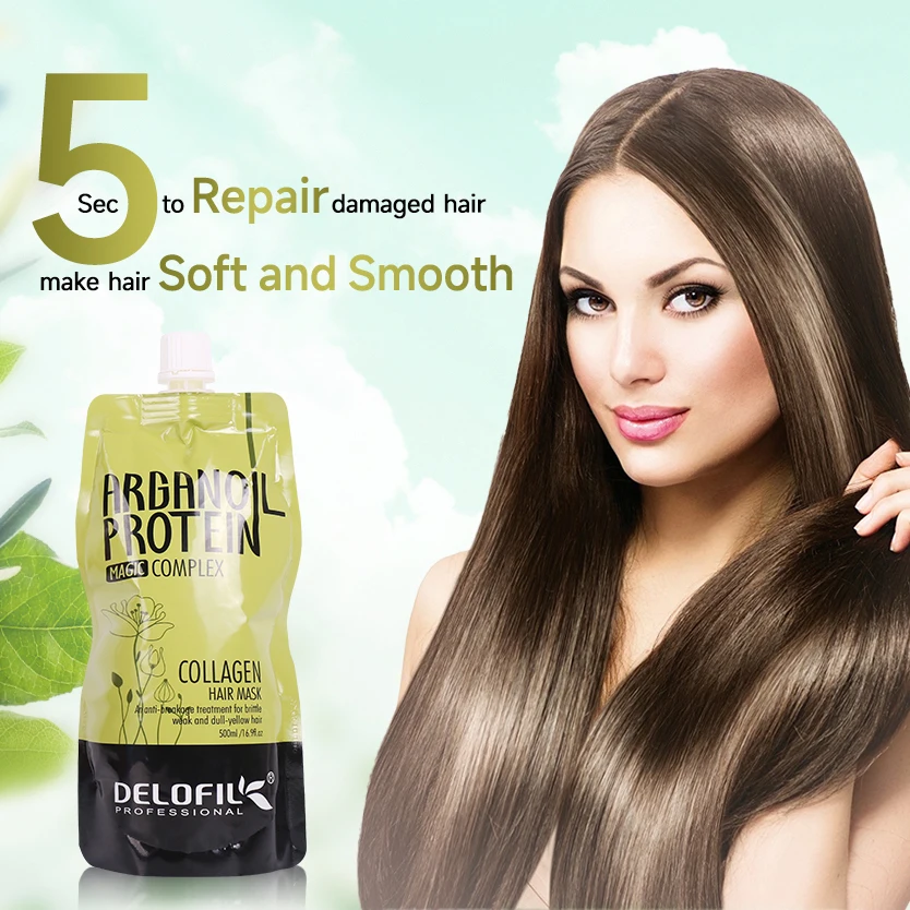 Лучшая цена Заводская Высококачественная коллагеновая маска для волос без сульфата глубокий Кондиционер всех