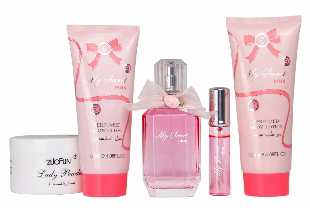 High Quality Special Design Popular Customized Private Label Perfume Gift 5pcs per set