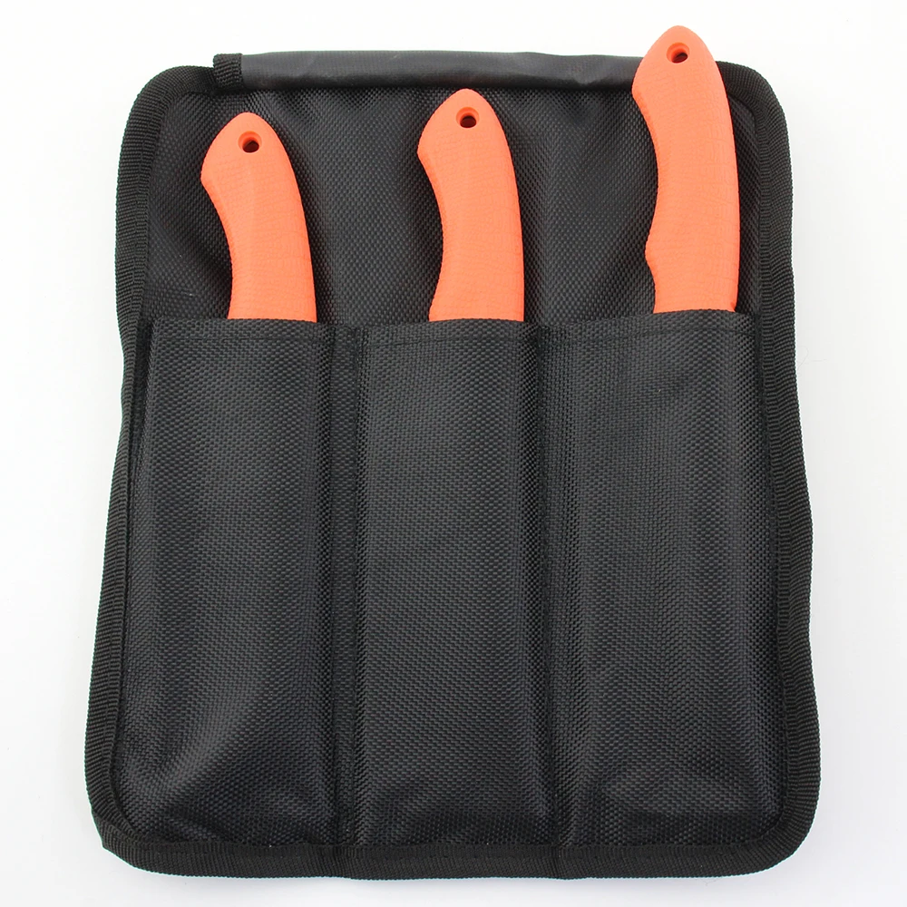 3Pcs Outdoor Survival Hunting Knife Stainless Steel Hunting Camping Knife Set