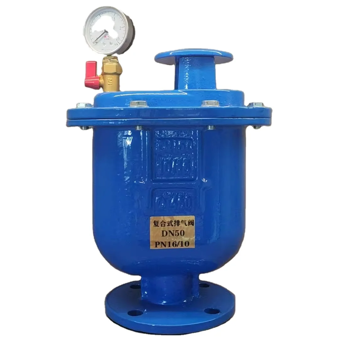 Ha009 Ductile Iron Flanged High-Speed Inlet and Exhaust Valve with Compound Design Premium Quality Valves