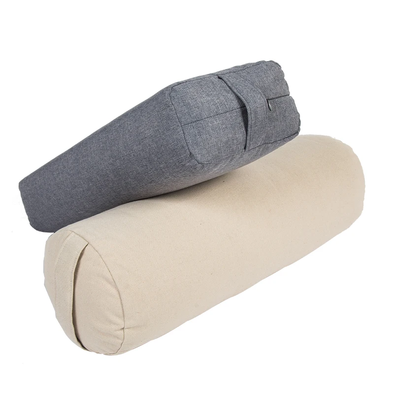Washable Organic Large Eco Cotton Yoga Bolster Pillow Rectangle