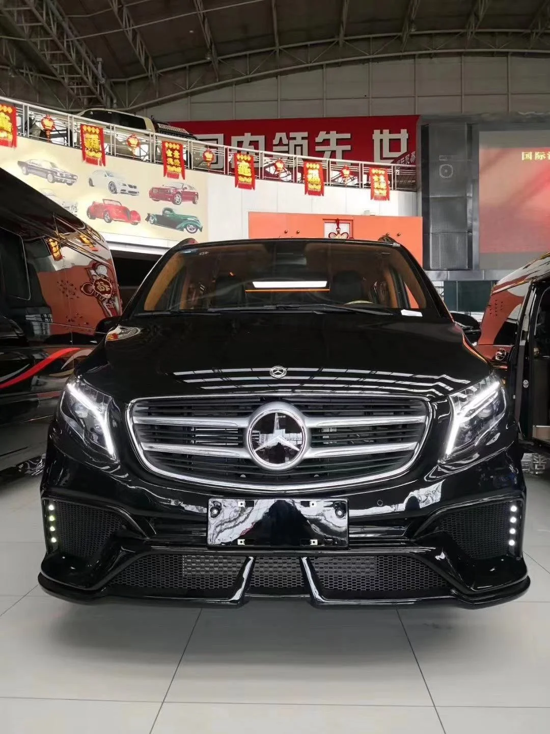 2019 New design modified wald car body kits  for Vito / Vclass / Metris luxury van MPV