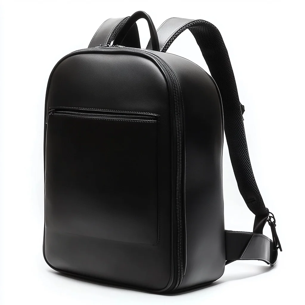 Custom professional lebs video laptop dslr compartment Premium PU leather vegan camera backpack bags for photography