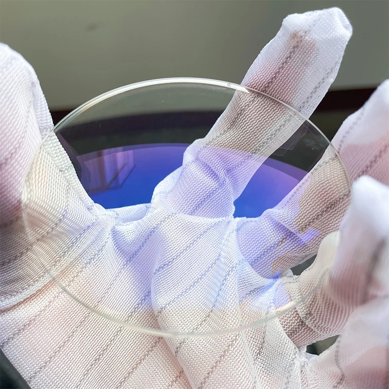 Оптические линзы hmc с голубым блоком, высококачественные прозрачные линзы 1,56 с одним видением HMC uv420, готовые линзы с голубой огранкой, линзы с защитой от синего света