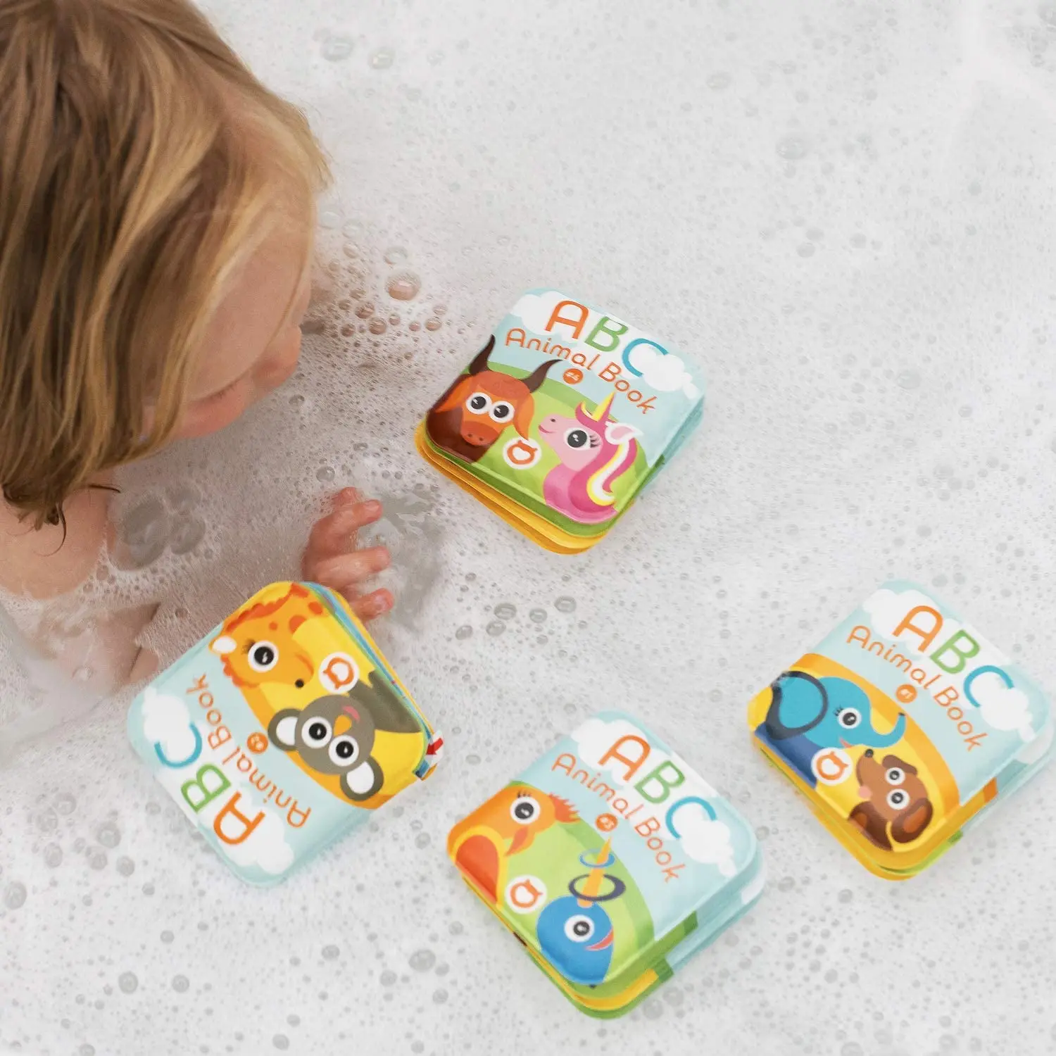 Fashion design Eco-friendly soft eva bath books waterproof plastic soft eva bath books for kids