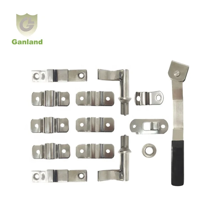 GL-11131S Refrigerated truck parts cold room door lock polished refrigerator door lock