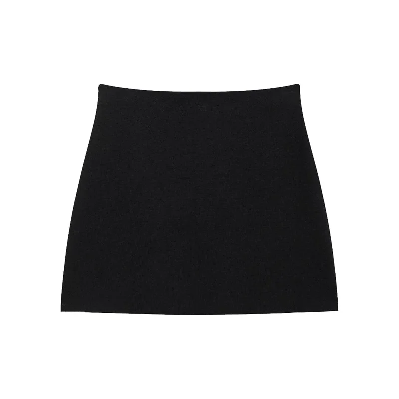 Женская одежда TAOP & ZA 2024 Осень Новый французский дизайн Модная универсальная трикотажная Мини-юбка 5536166 5536167