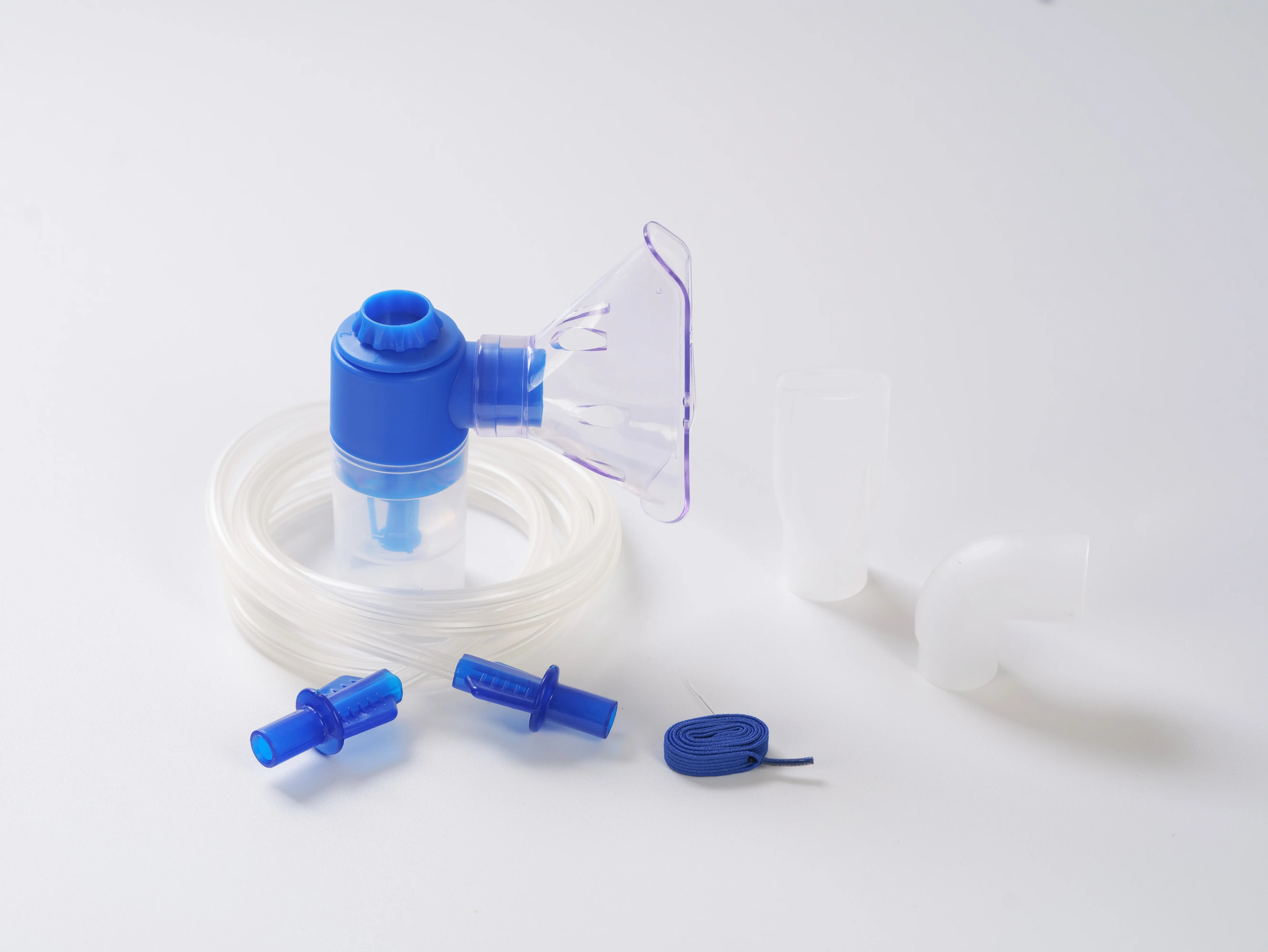 Factory CE authentication Medical Grade air compressor nebulizer Breathing Venturi PVC adult Disposable nebulizer mask