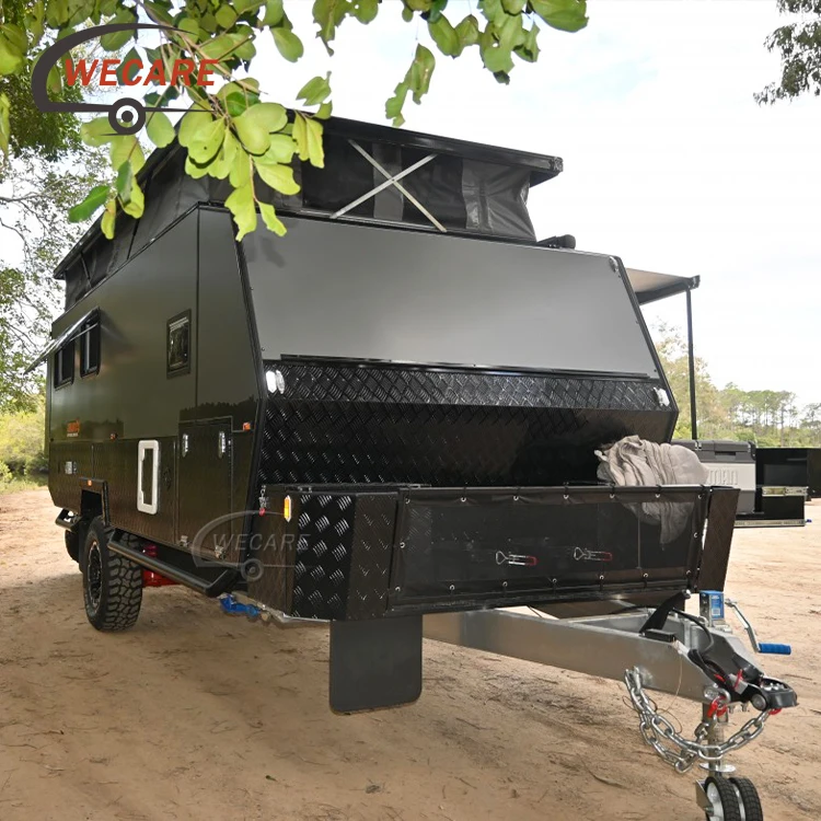 Wecare Offroad Camping Caravan Travel Trailer Off Road RV Camper Van For Sale