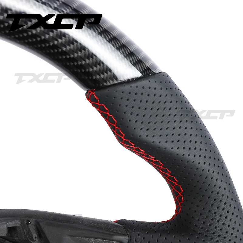 Fit For Fiesta Focus RS ST Forreth Edge Ranger Focus Mk2 Mk3 Mk4 Mk8 Carbon Fiber Steering Wheel