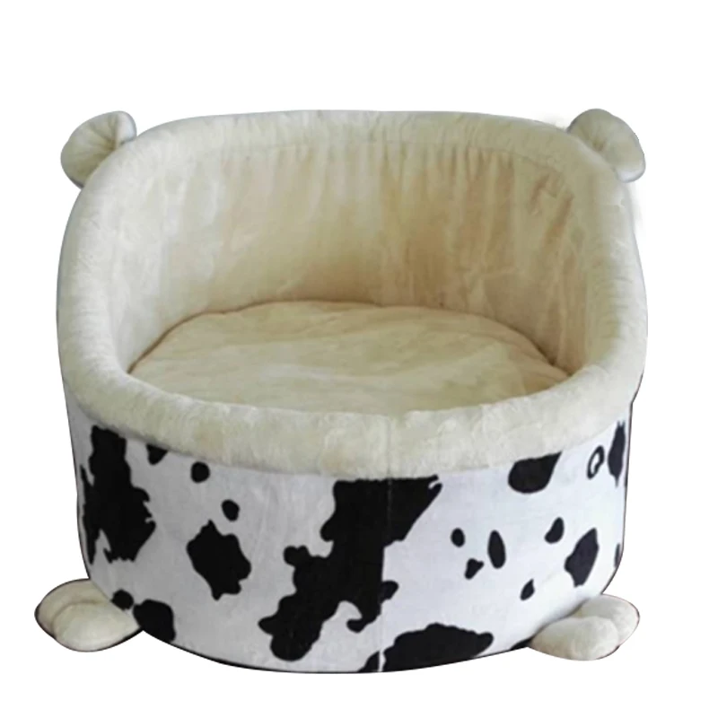 Wholesale Lovely Cow Pet Car Bed Pet Safety Chair Pet Car Cushion Lookout Travel Dog Booster Seat