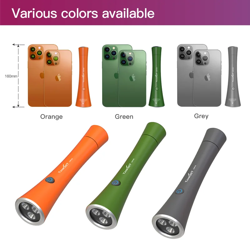 TANK007 OEM ODM 365nm UV Flashlight 3 in1 oil leak detection Blacklight Led linterna torchlight Pets Urine Stains uv Flash light