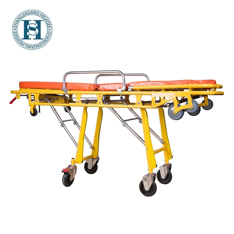 
2020 New hospital transport ambulance patient stretcher trolley 