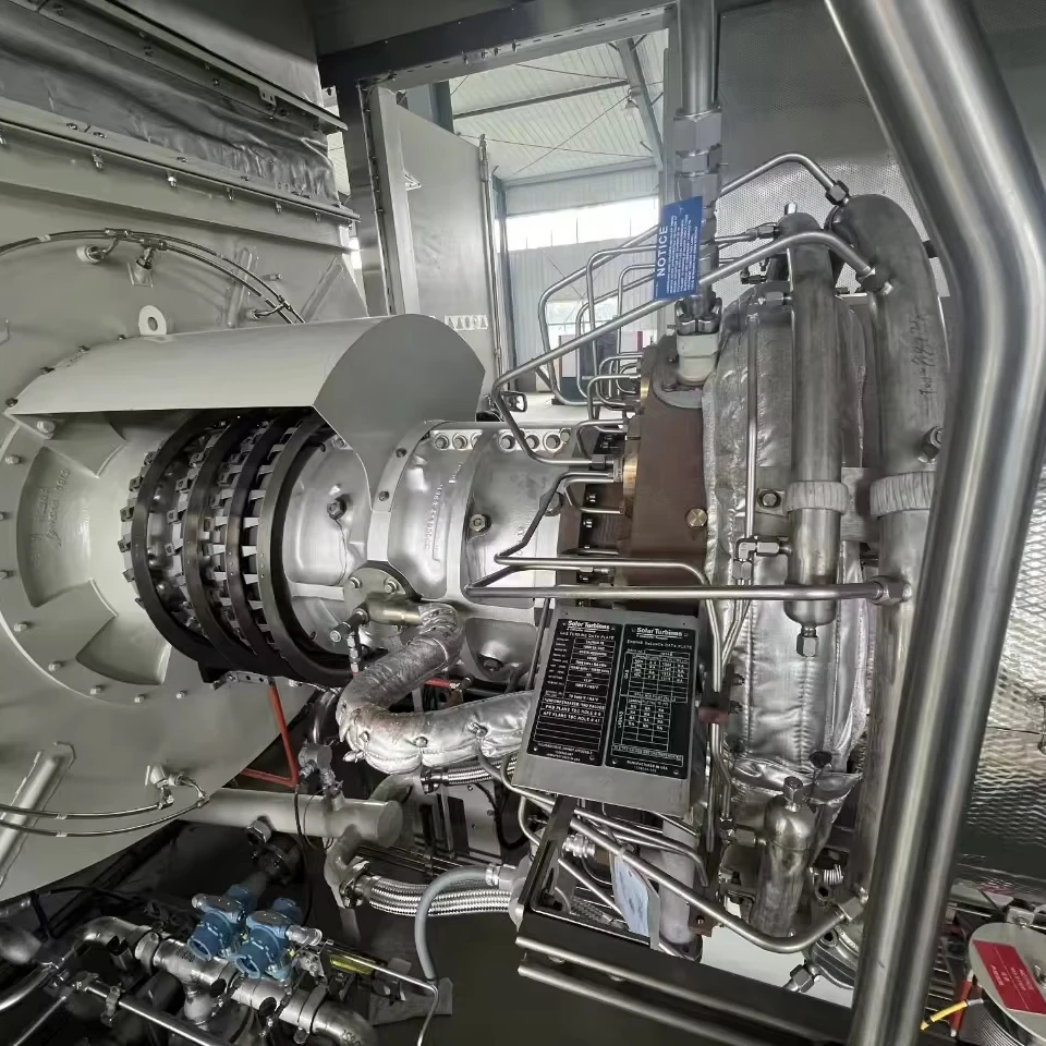 Подержанная Солнечная турбина T70 производство электроэнергии модель газовой турбины ГАЗОТУРБИННЫЙ генератор двигатель завод горячего продукта