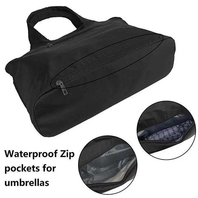 Women Fashion Large Shoulder Tote Handbag Waterproof Tote Bag Multi-function Nylon Travel Shoulder bag